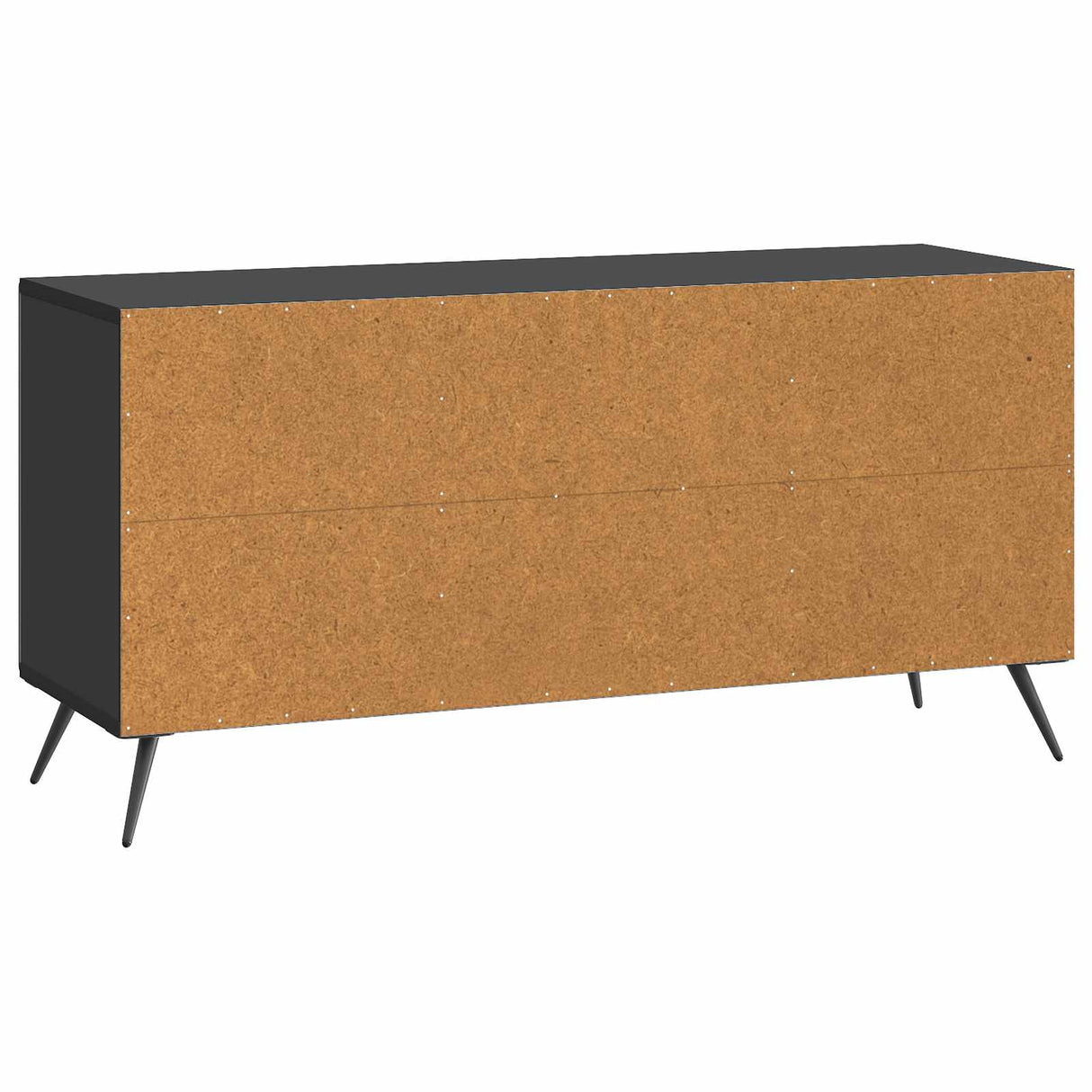 vidaXL TV Kast Zwart 102 x 34,5 x 50 cm Bewerkt hout