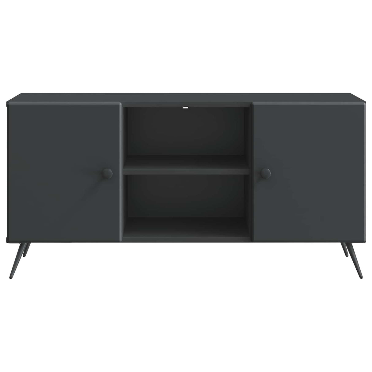 vidaXL TV Kast Zwart 102 x 34,5 x 50 cm Bewerkt hout
