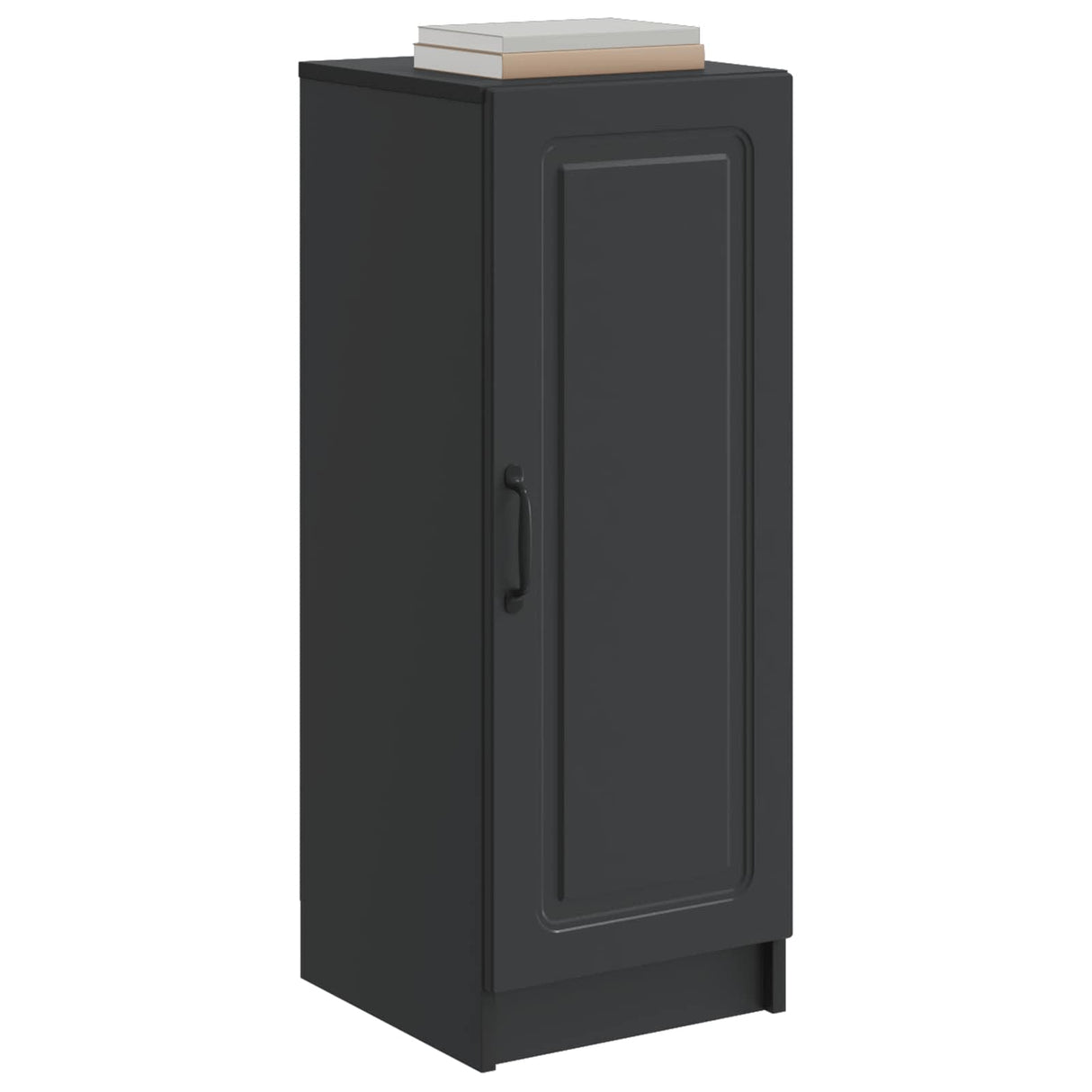vidaXL Dressoir Zwart 33 x 34,5 x 87 cm Bewerkt hout
