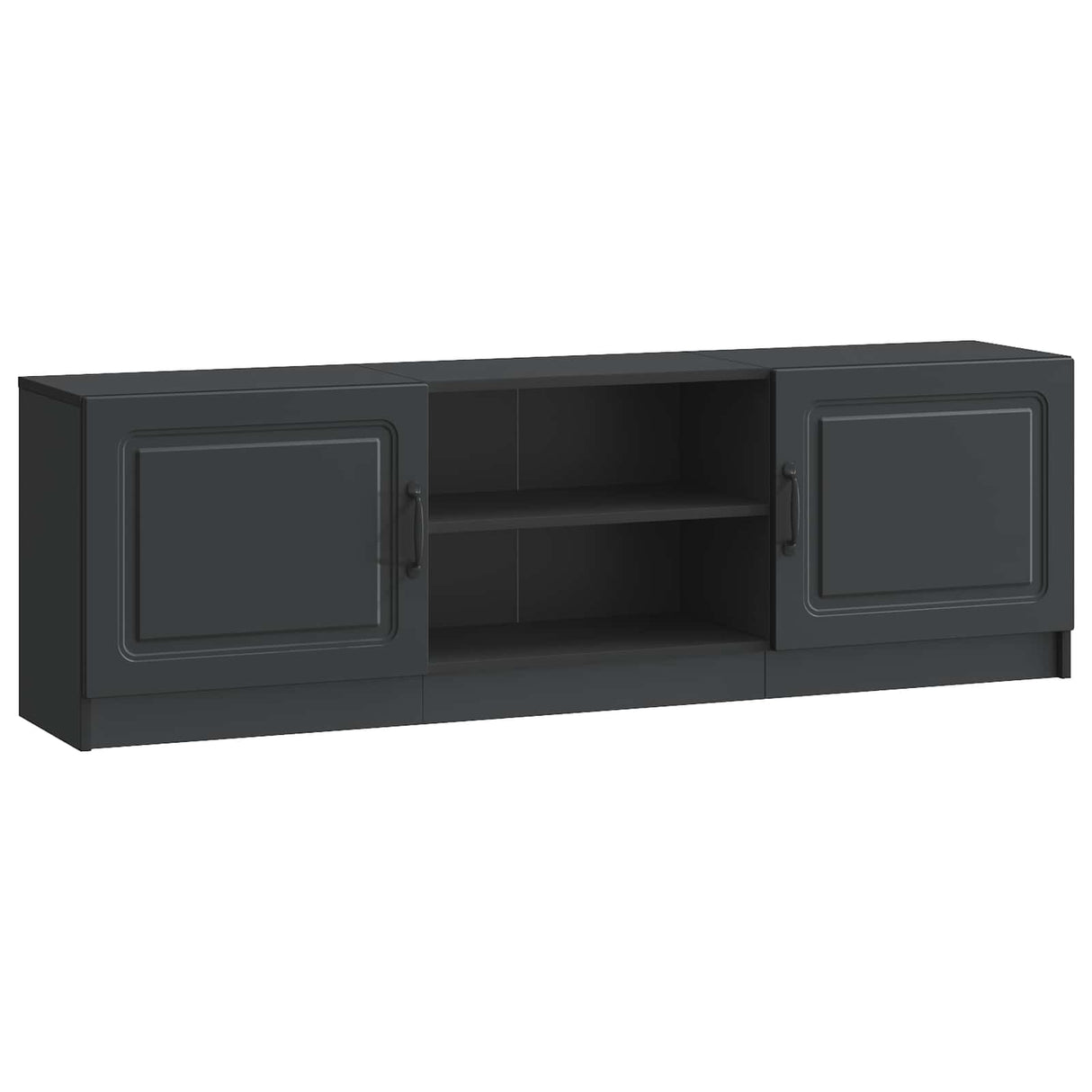 vidaXL TV Kast Zwart 150 x 31 x 47 cm Bewerkt hout