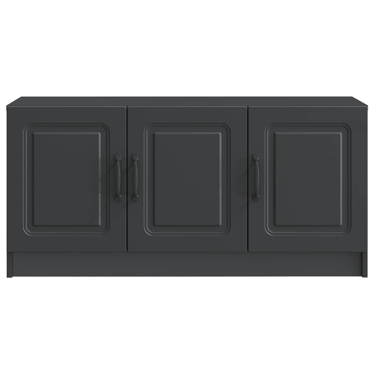 vidaXL TV Kast Zwart 99 x 34,5 x 47 cm Bewerkt hout