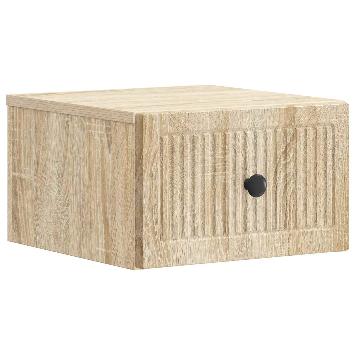 vidaXL Muurbevestigde Nachttafel 2 pcs Sonoma Eiken 33 x 34,5 x 20 cm