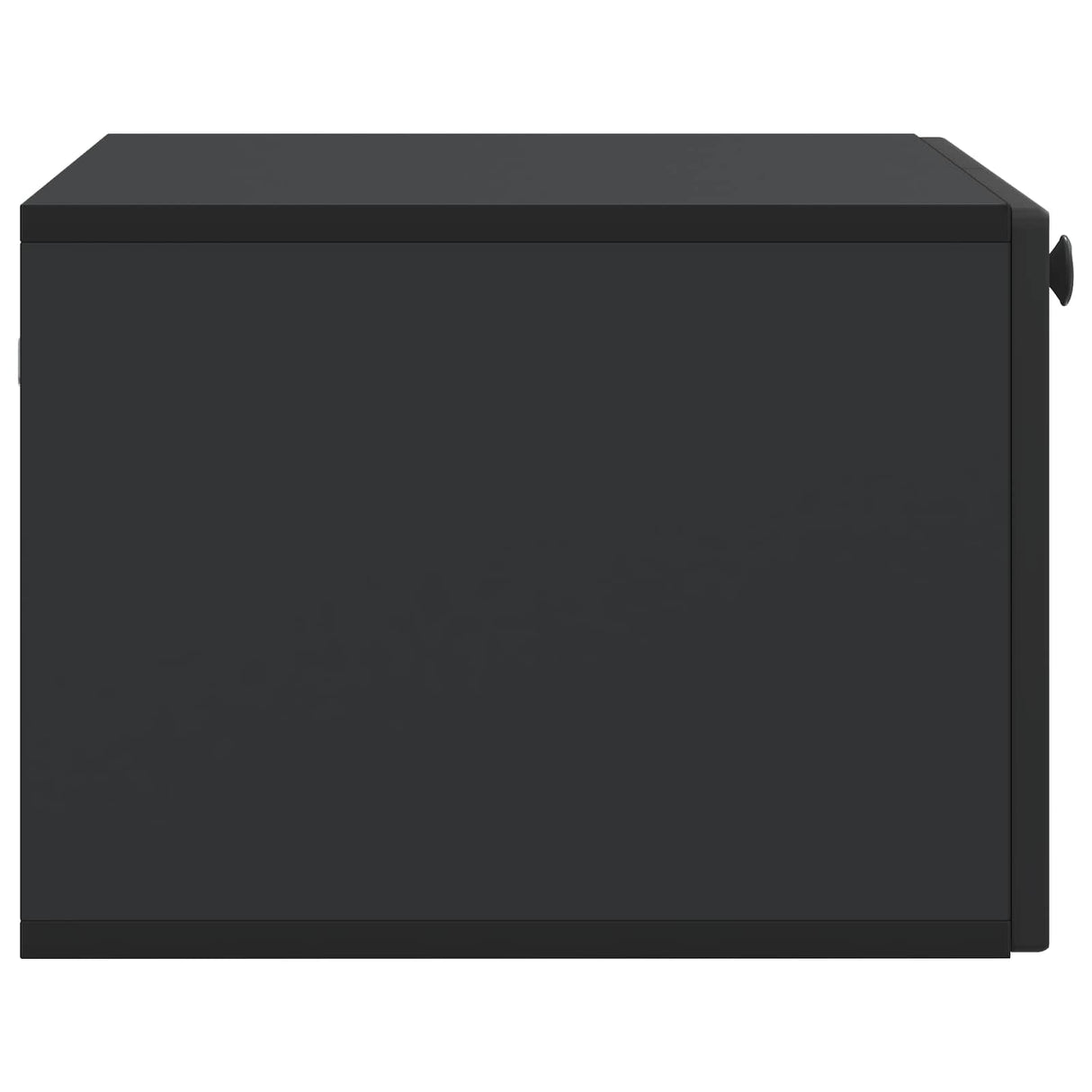 vidaXL Wall-Mounted TV Cabinet Black 59.5x41x30 cm Engineered Wood