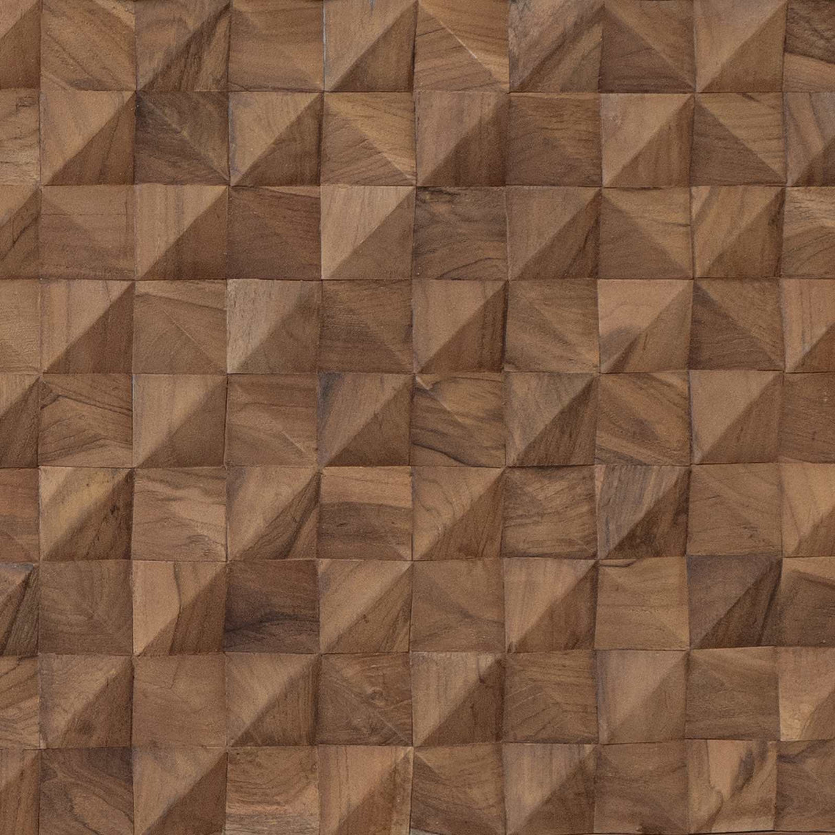 vidaXL Hoofdbord Wandgemonteerd Naturel 120 cm Massief Teakhout