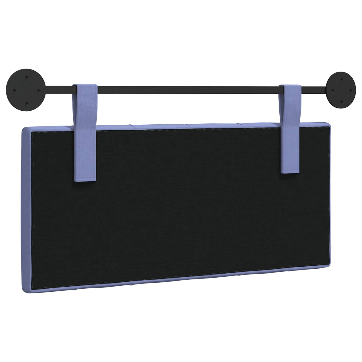 vidaXL Tête de lit suspendue Jean bleu 90 x 55 x 7 cm Tissu