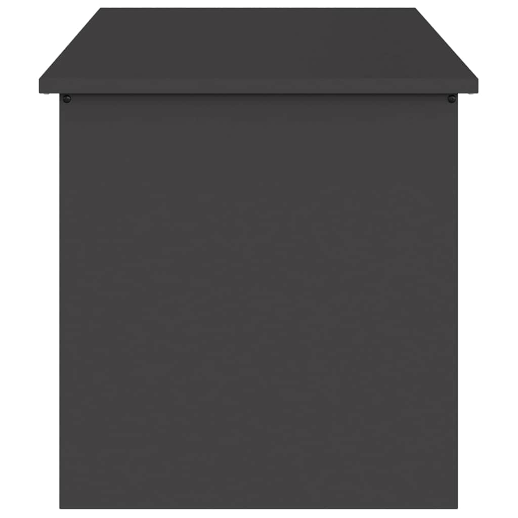 vidaXL Buitopslagdoos Zwart 100 x 50,5 x 50 cm Staal