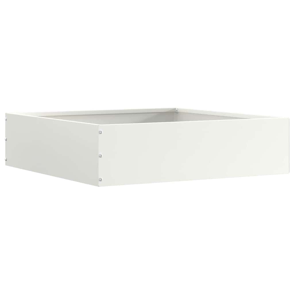 vidaXL Lawn Edging Black 40 x 40 x 13 cm Steel