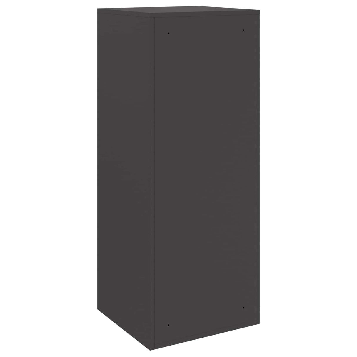 vidaXL Pakket Inwerpkoker met opslag Zwart 41 x 38 x 103 cm Staal