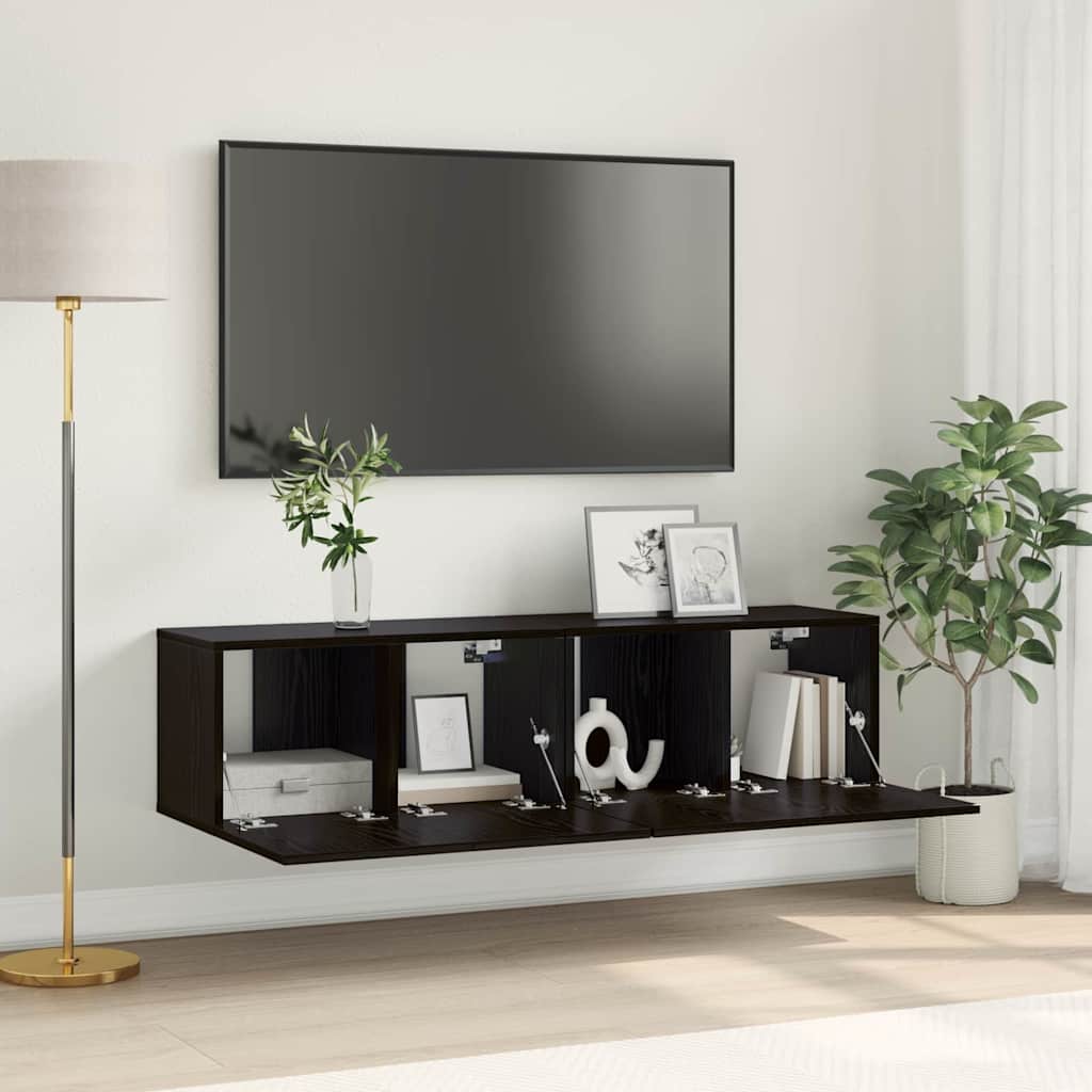 vidaXL Tv-hangmeubel 60x30x30 cm wit
