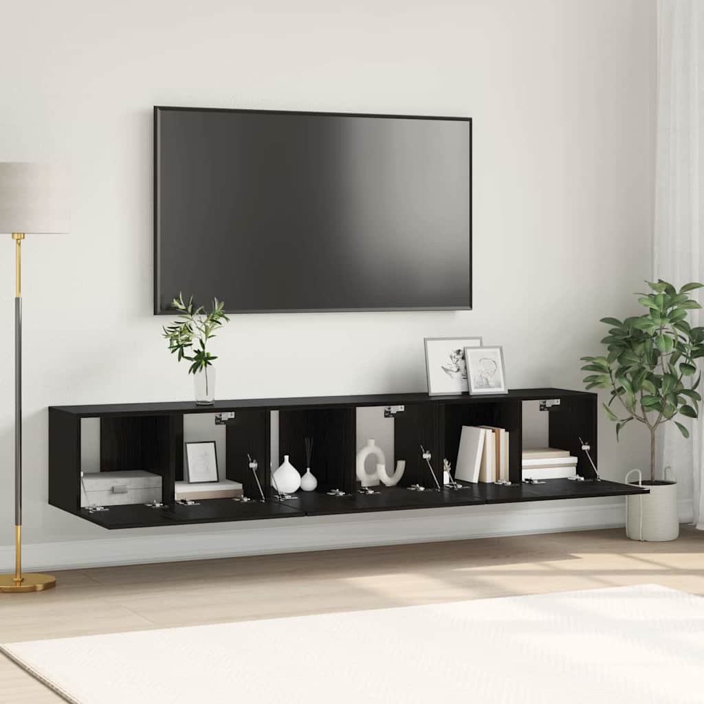 vidaXL Tv-hangmeubel 60x30x30 cm wit