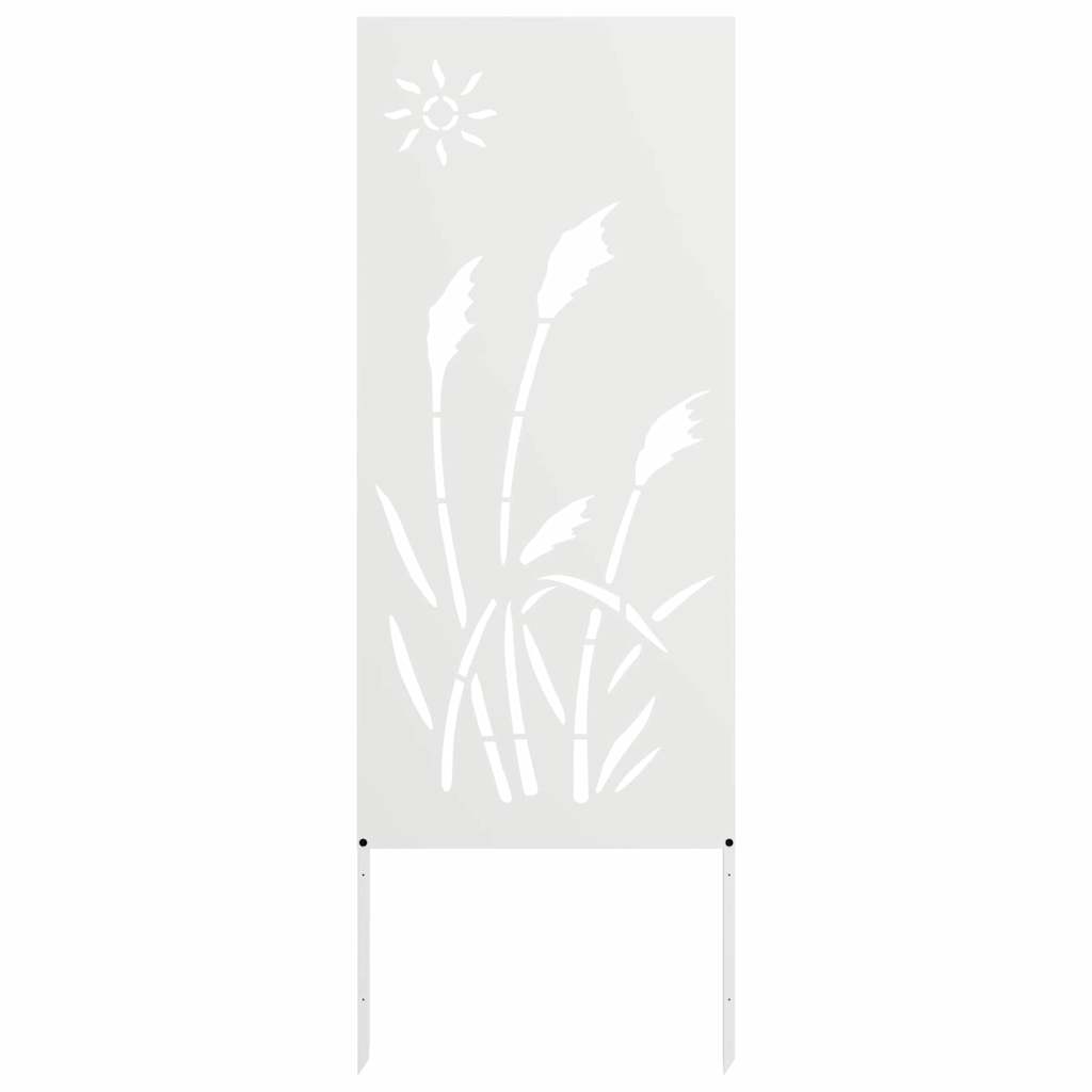 vidaXL Tuin Privacy Scherm Zwart 32 x 140 cm Koudgewalst staal