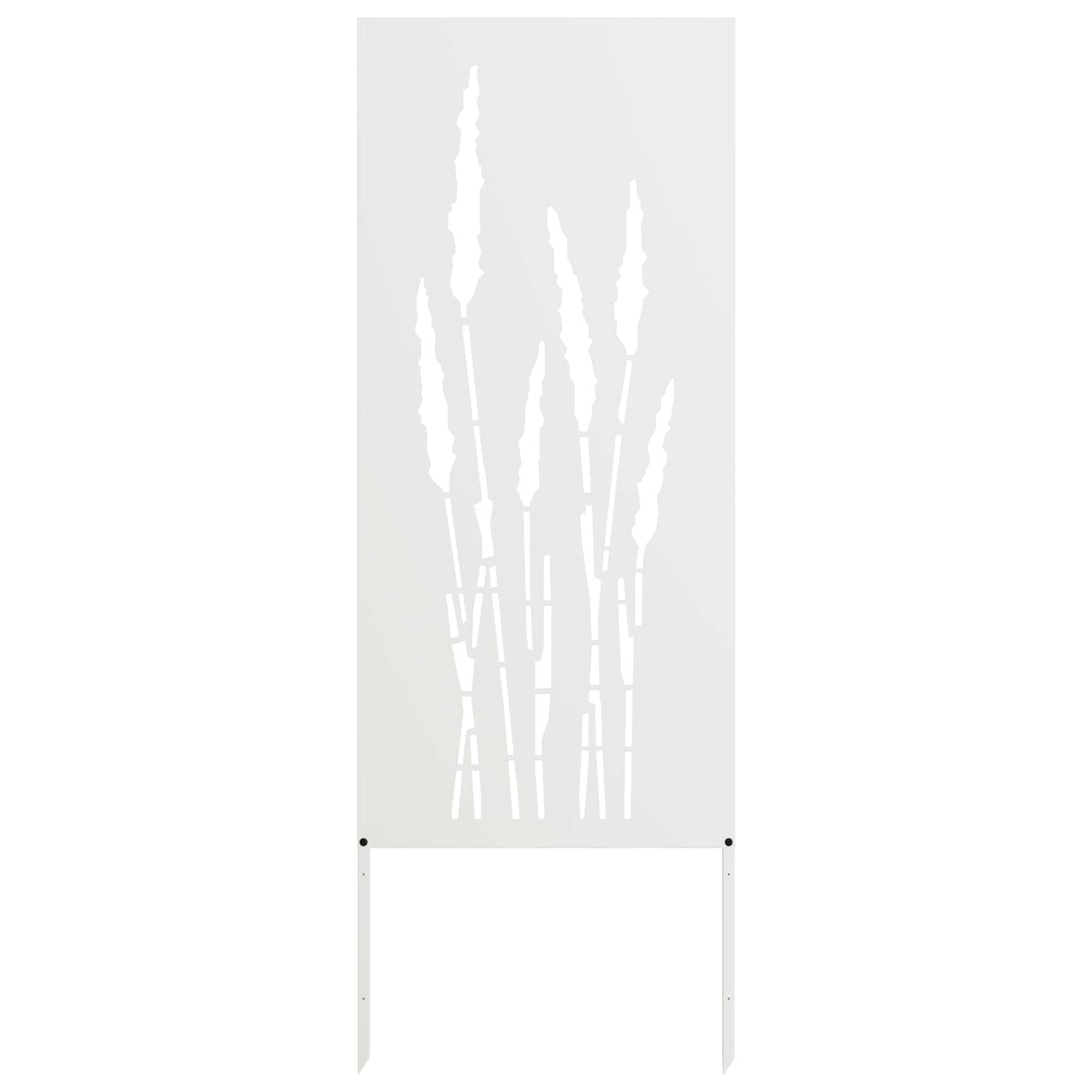 vidaXL Tuin Privacy Scherm Zwart 32 x 140 cm Koudgewalst staal