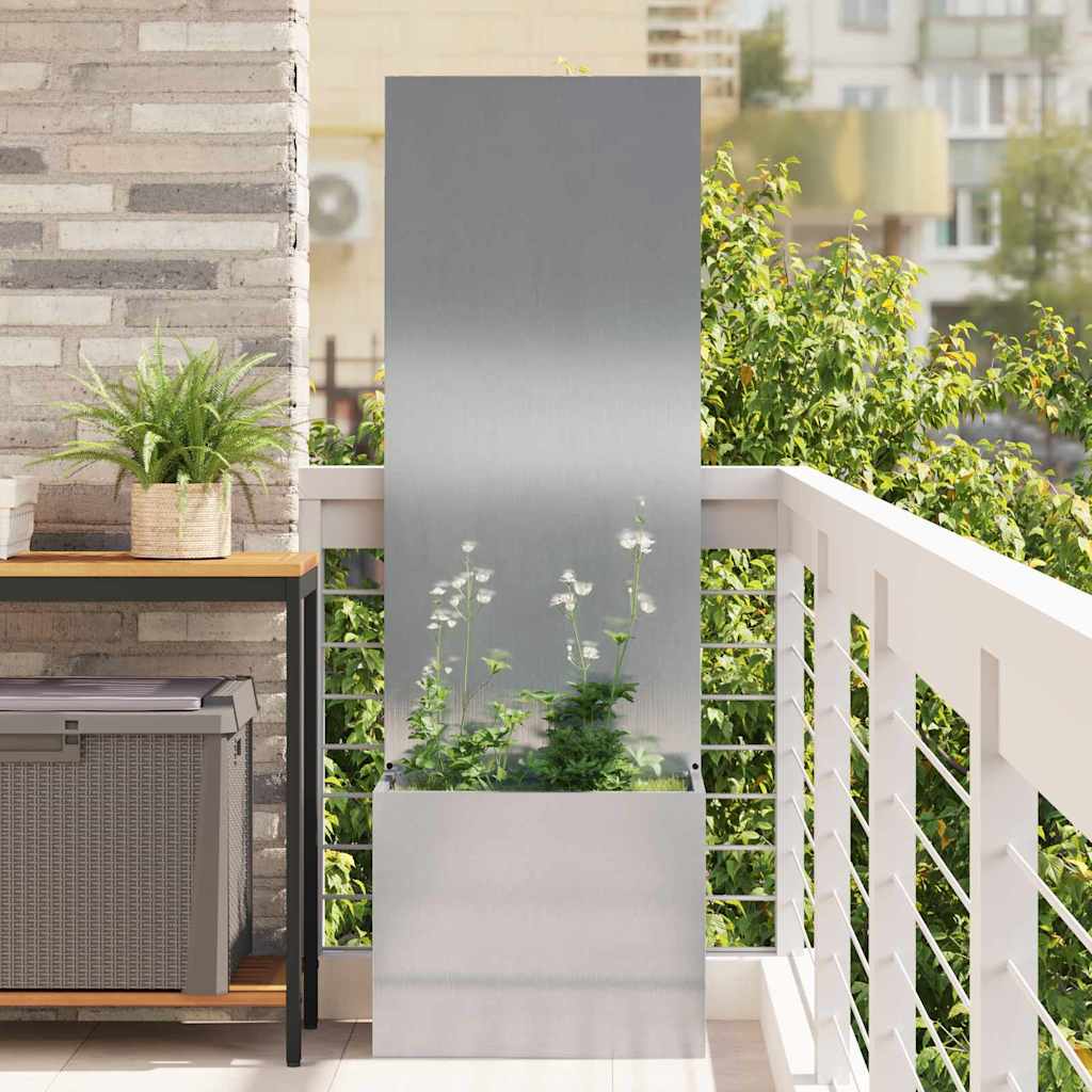 vidaXL Garden Privacy Screen Black 32 x 140 cm Cold-rolled steel