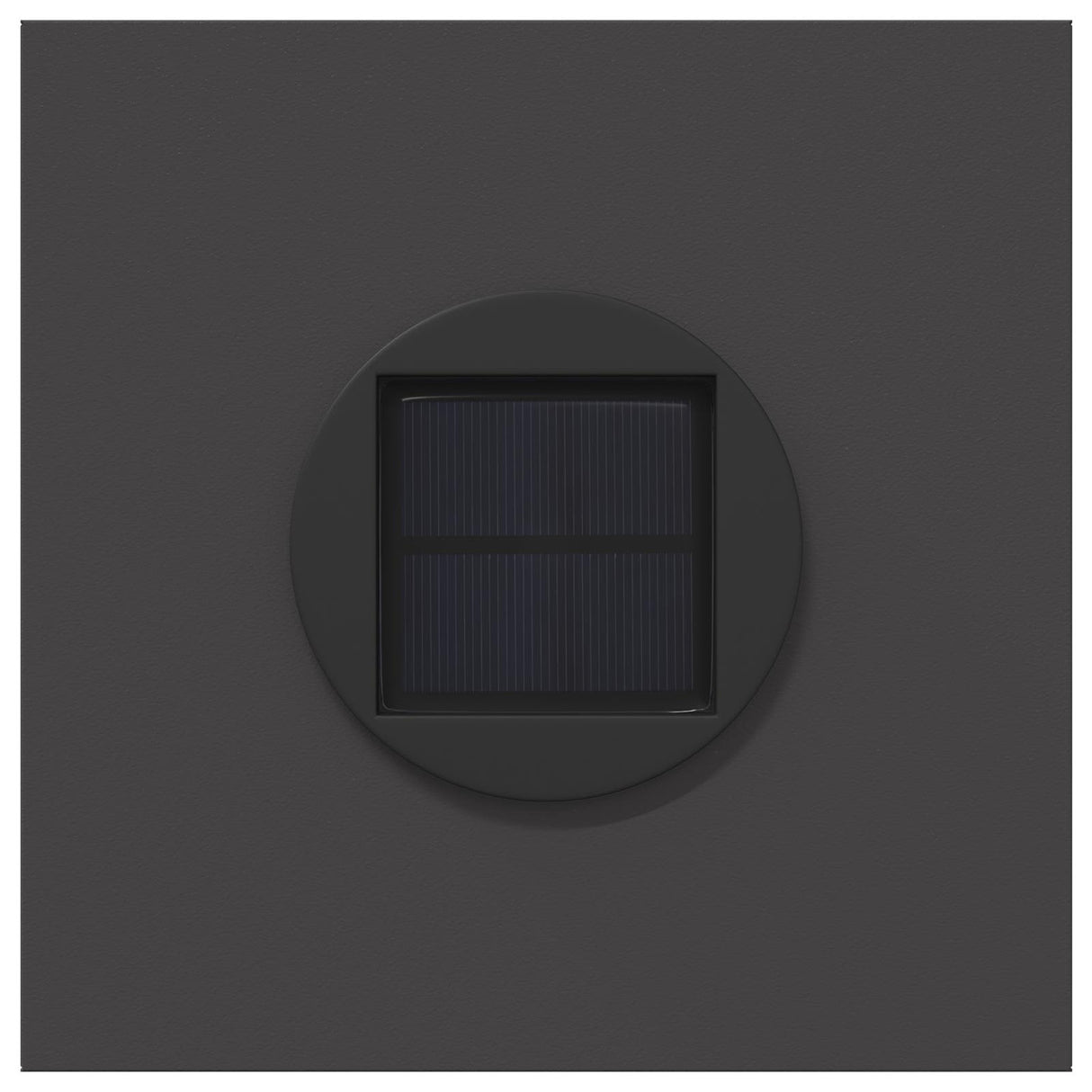 vidaXL Zonne LED Pad Licht 2 pcs Zwart Koud Gewalst Staal