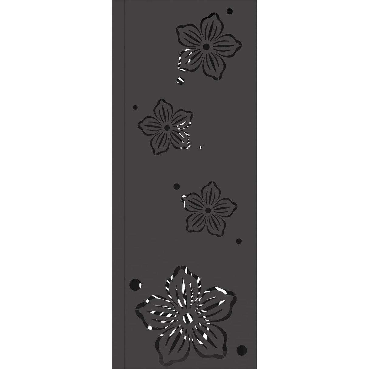 vidaXL Solar LED Pathway Light 2 pcs Black Cold Rolled Steel