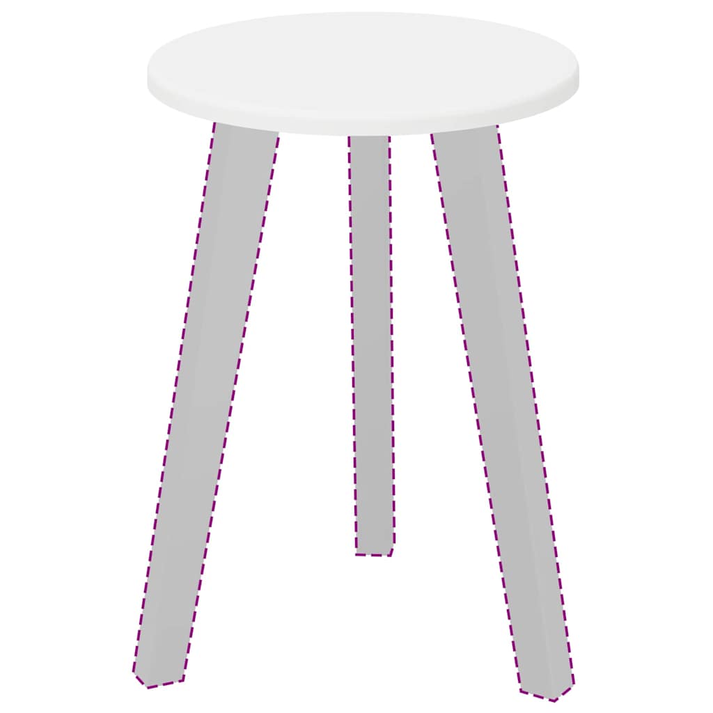 vidaXL Table Top White 30 x 30 x 1.5 cm Engineered Wood
