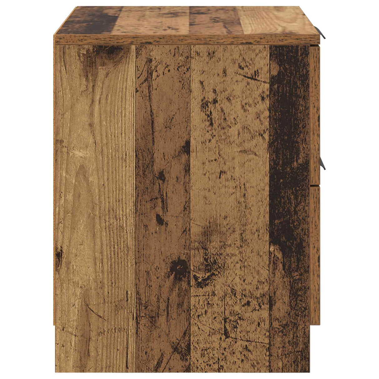vidaXL Nachtkastjes 2 st bewerkt hout wit