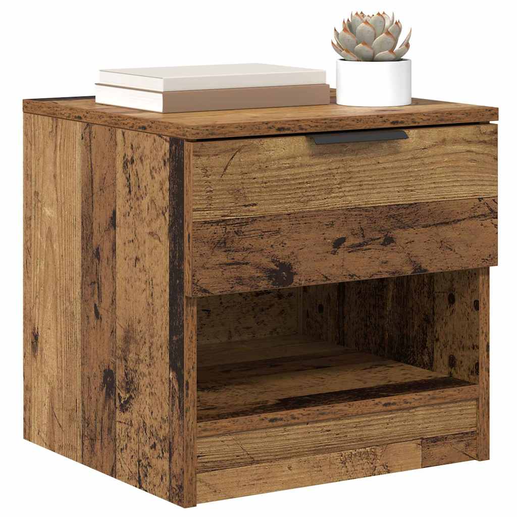 vidaXL Nachtkastjes 2 st bewerkt hout wit