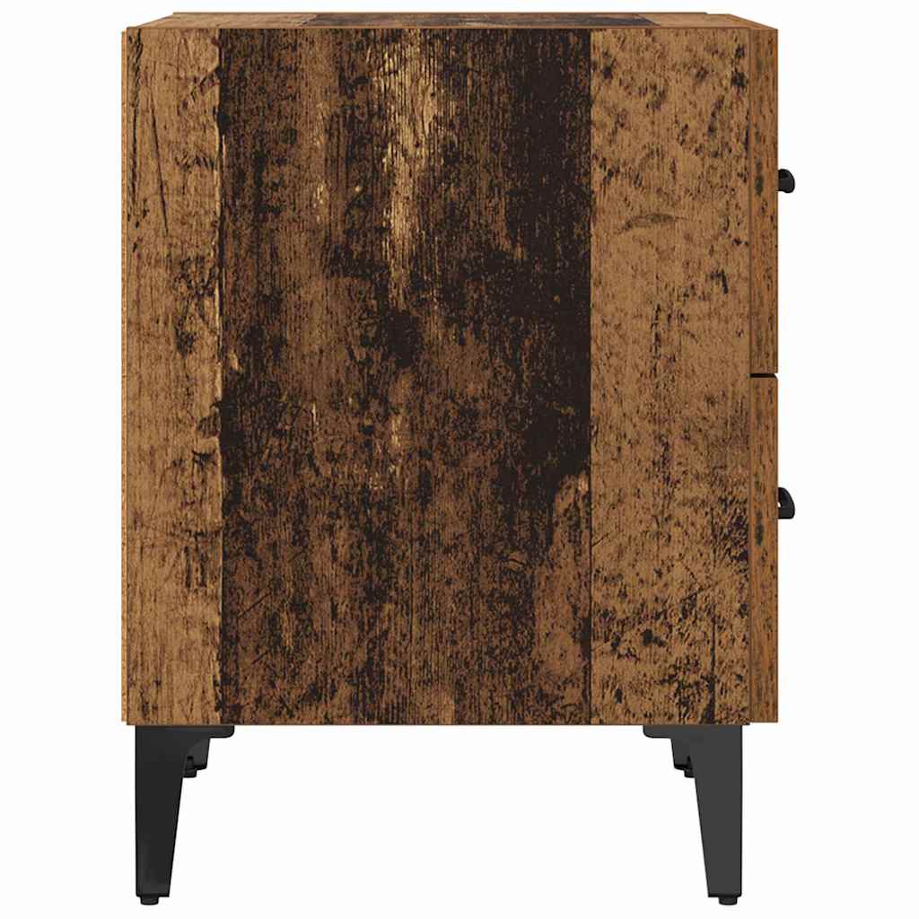 vidaXL Nachtkastje 40x35x47,5 cm wit