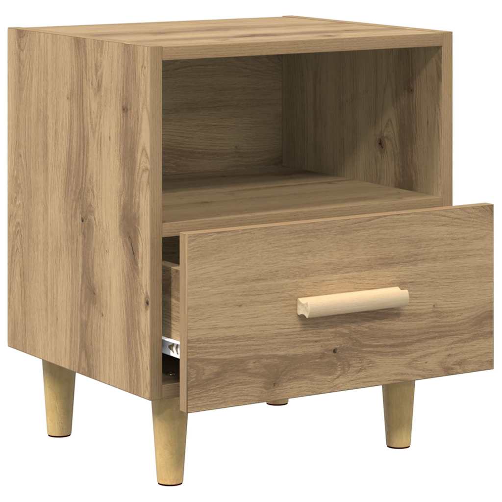 vidaXL Bedside Cabinet 40x35x47 cm White