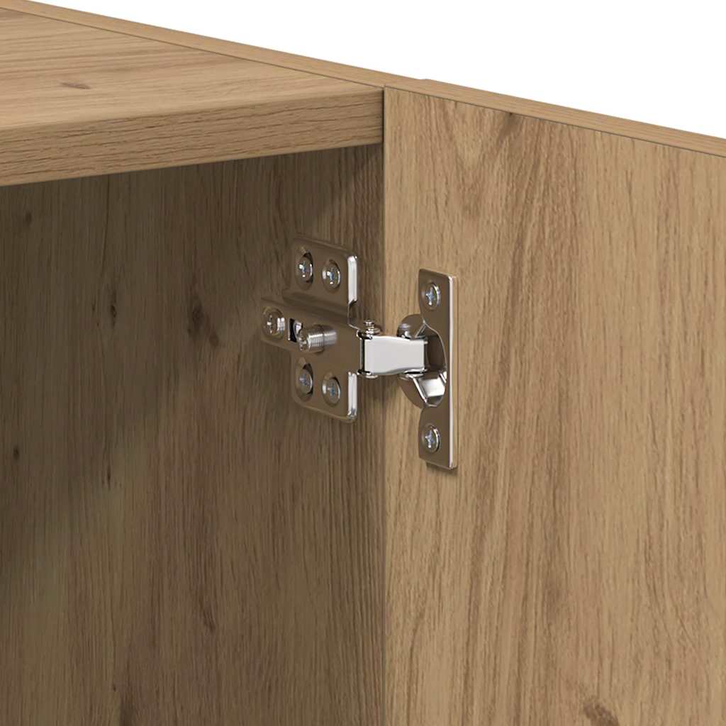 vidaXL Nachtkastje bewerkt hout wit