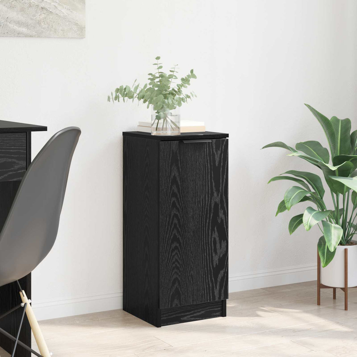 vidaXL Dressoir 30x30x70 cm bewerkt hout wit