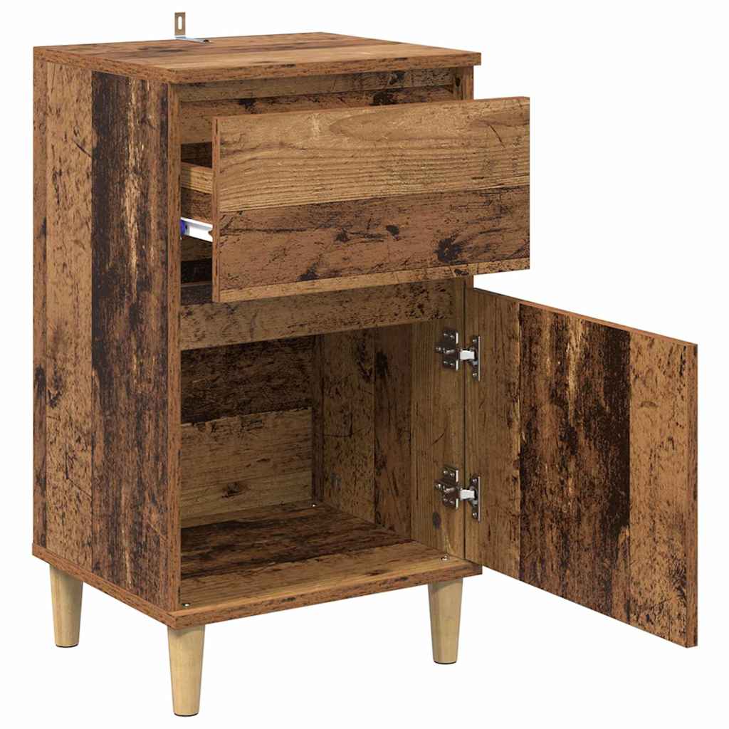 vidaXL Nightstand 40x35x70 cm white