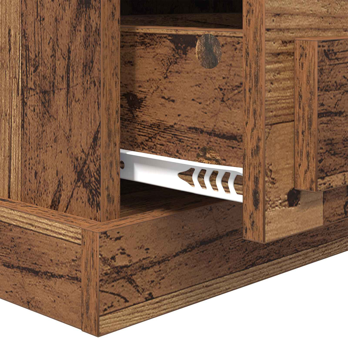 vidaXL Nightstand 43x36x60 cm white