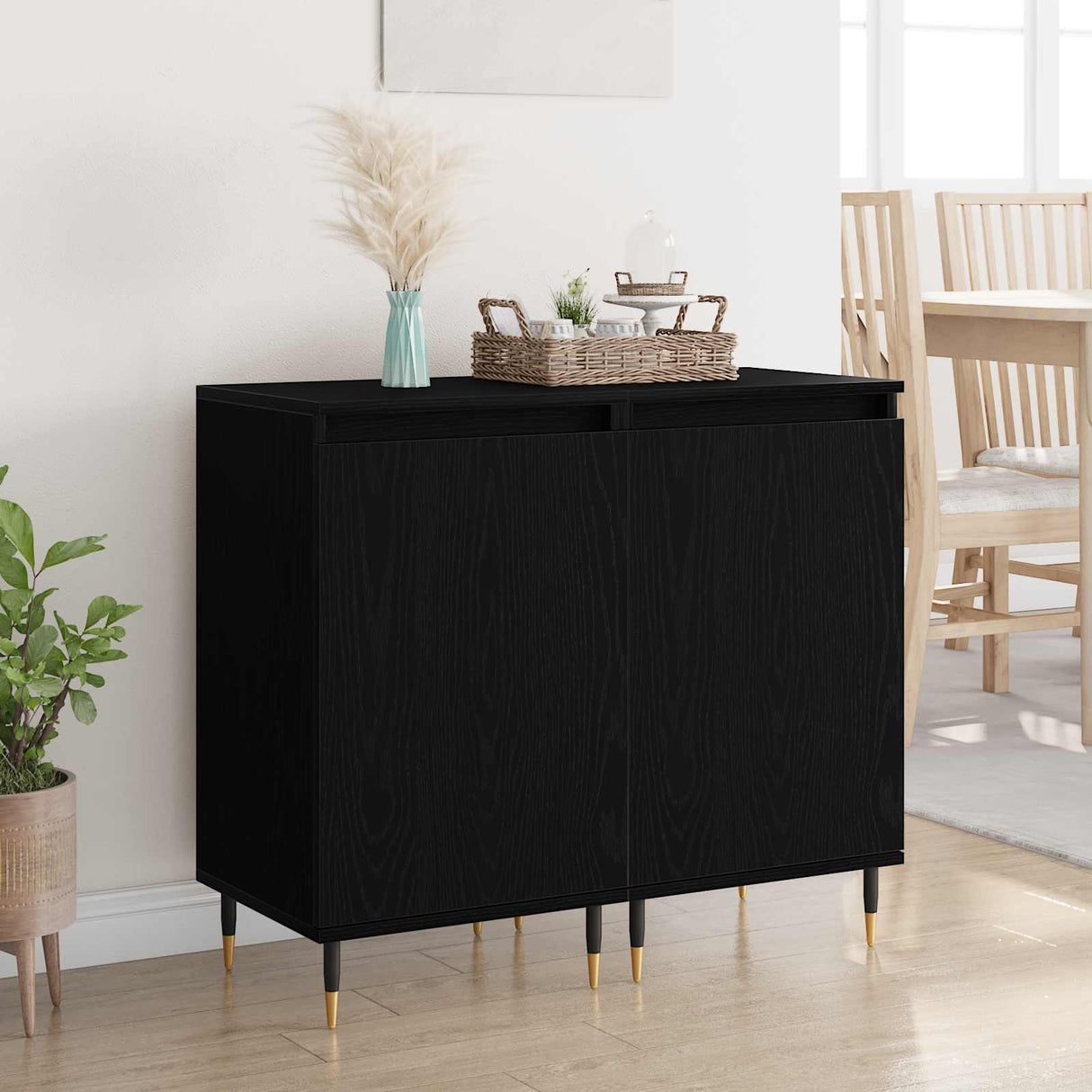 vidaXL Dressoir 40x35x70 cm bewerkt hout wit