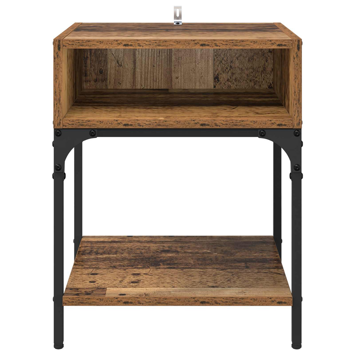 vidaXL Nightstand 40x41x50 cm engineered wood black