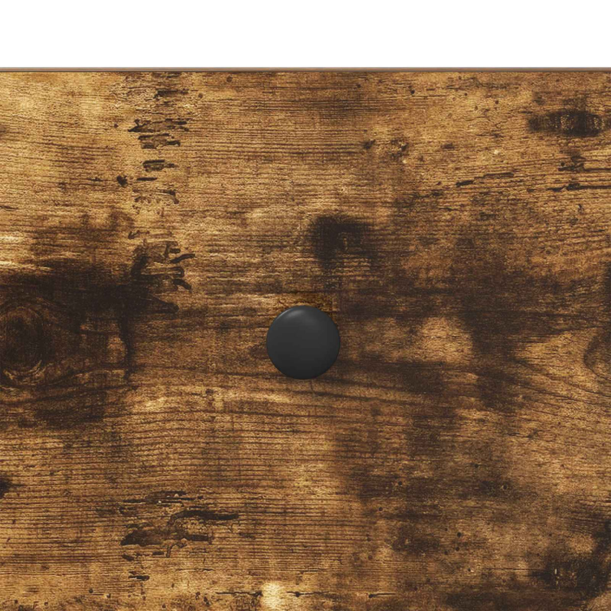 vidaXL Nachtkastje 40,5x31x60 cm bewerkt hout zwart