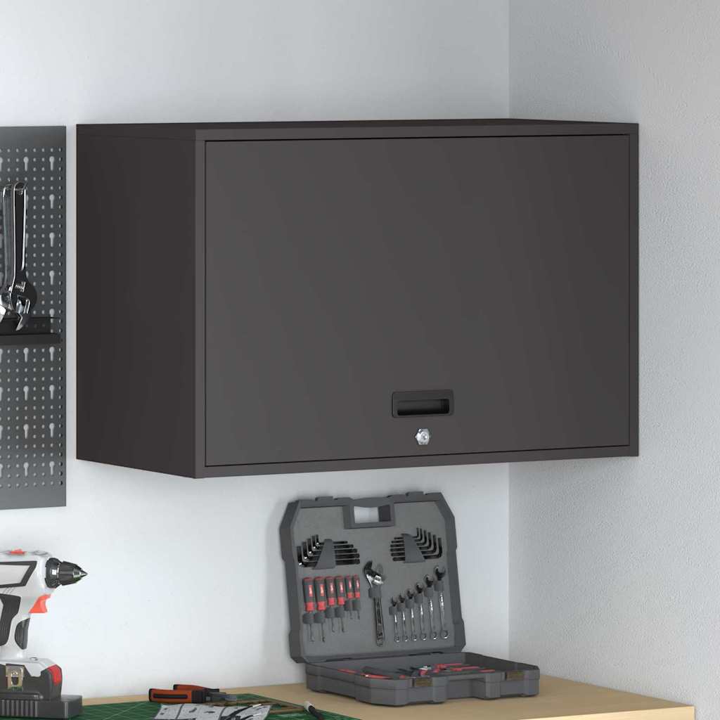 vidaXL Zwart 90 x 40 x 53 cm Poedergecoat staal