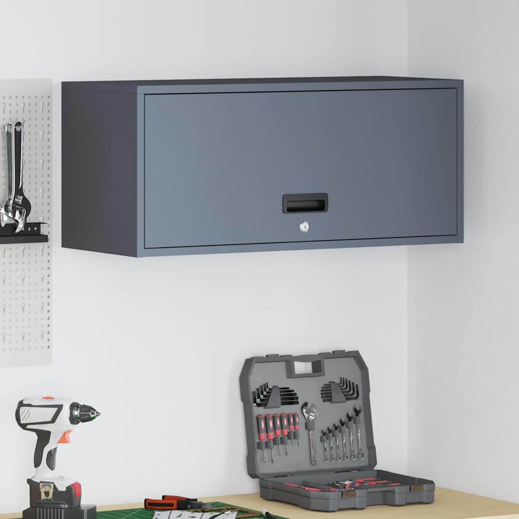 vidaXL Zwart 90 x 40 x 53 cm Poedergecoat staal