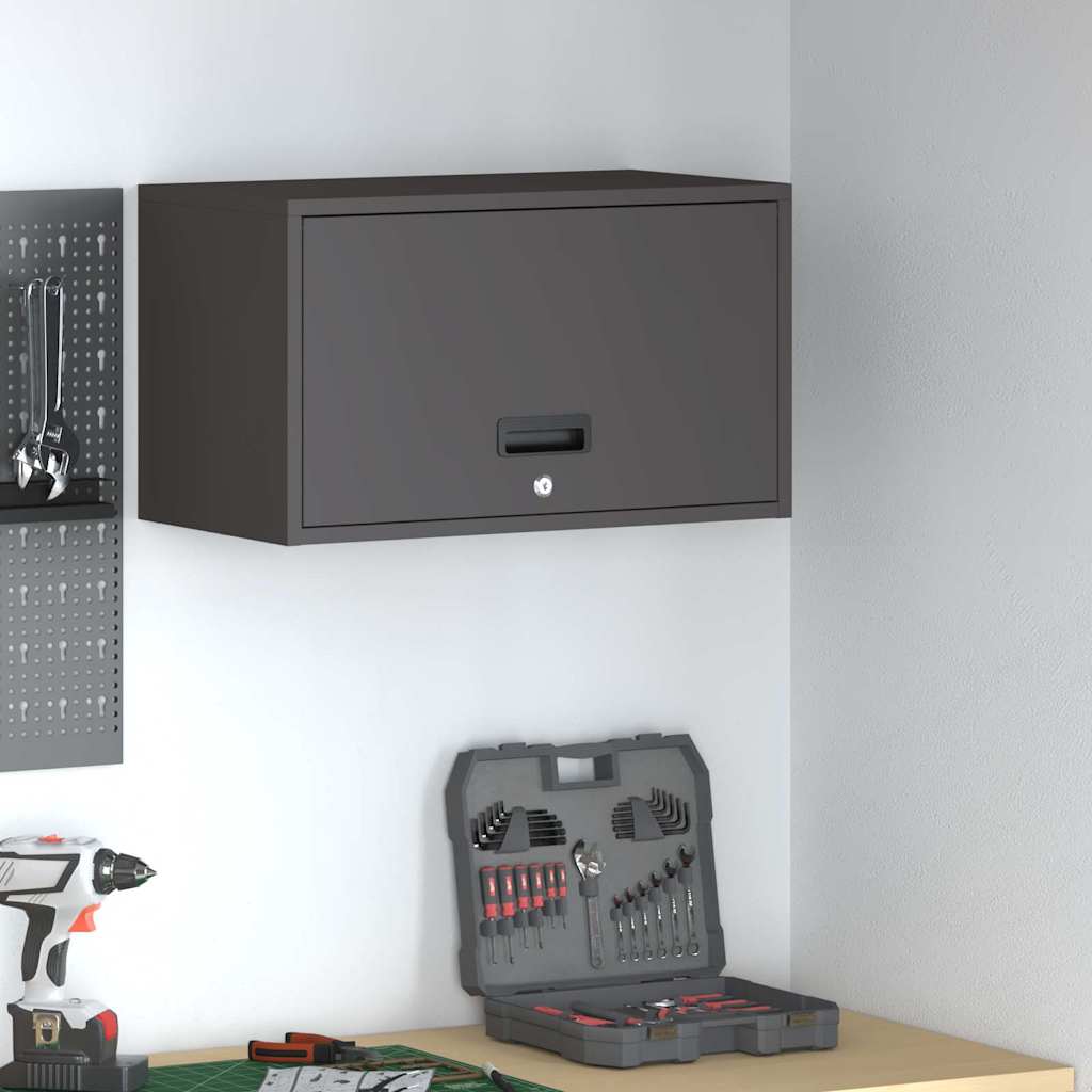 vidaXL Zwart 90 x 40 x 53 cm Poedergecoat staal