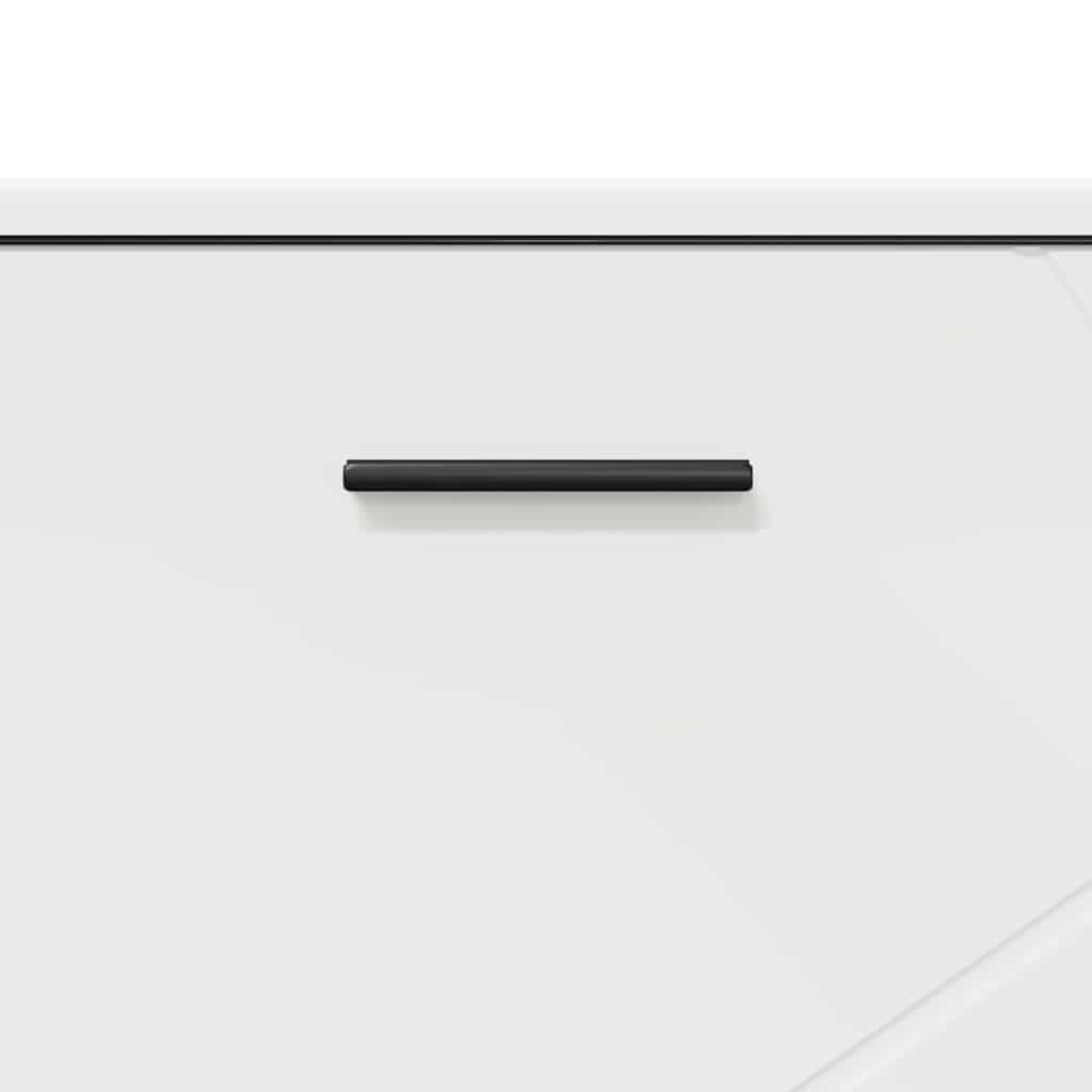 vidaXL Bathroom Cabinet White 76.5 x 35 x 64 cm Engineered Wood & Metal