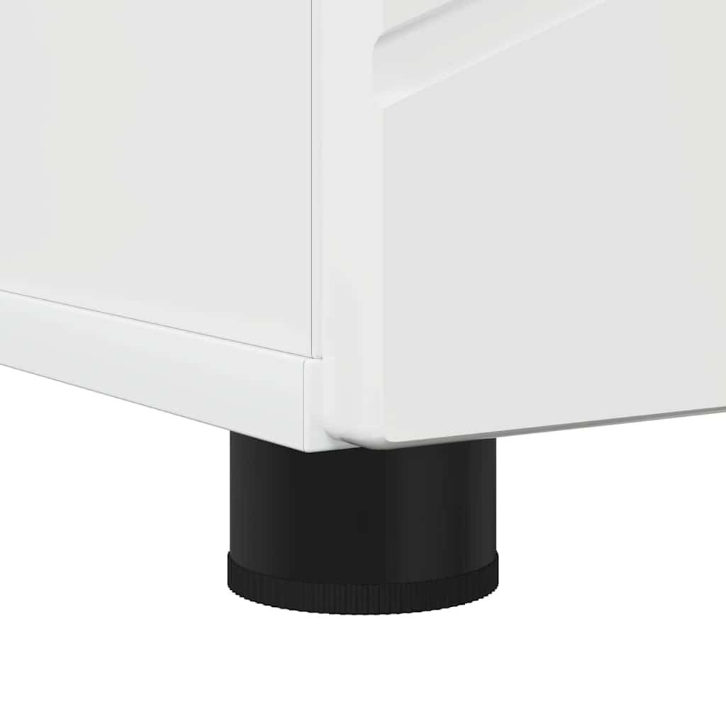 vidaXL Badkamerkast met opslag Hoogglans wit 30 x 35 x 192 cm