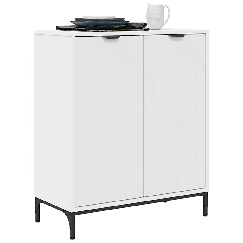 vidaXL Dressoir Wit 69,5 x 33 x 82 cm Bewerkt hout