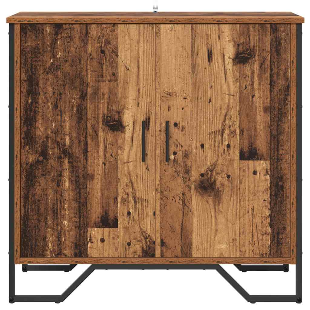 vidaXL Dressoir 78x35,5x74,5 cm bewerkt hout sonoma eikenkleurig