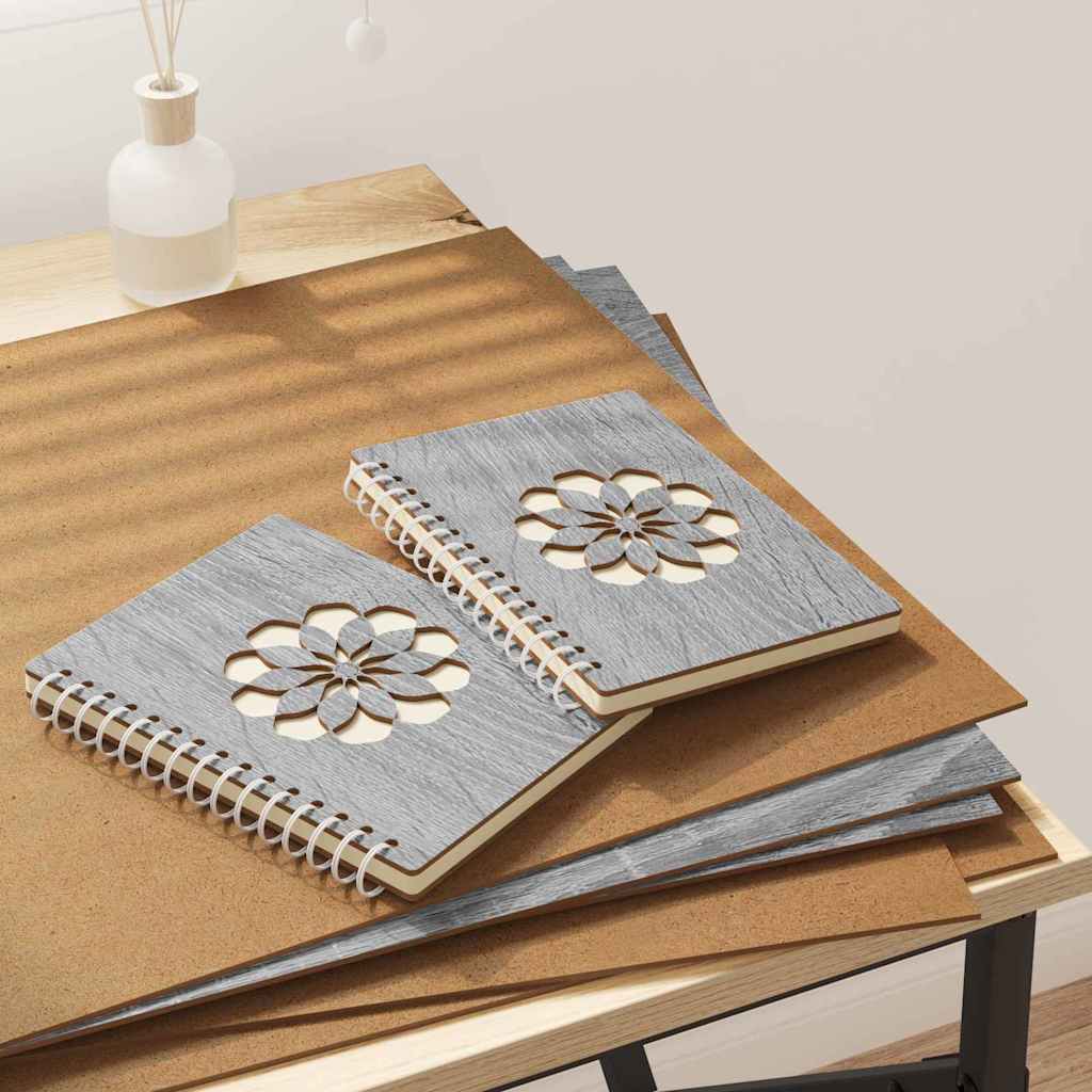 vidaXL Decor Panels 12 pcs Wit 40 x 60 x 0.27 cm Bewerkt hout