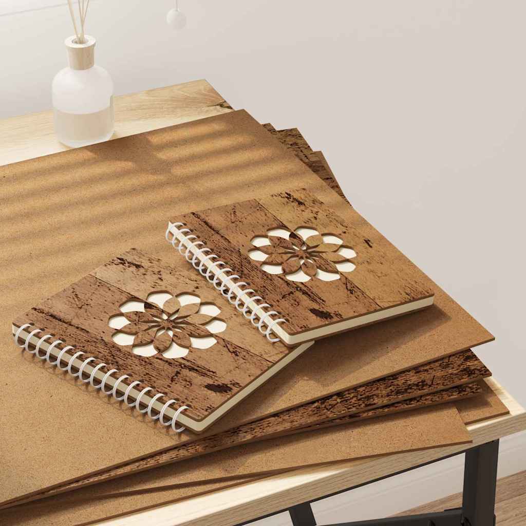 vidaXL Decor Panels 12 pcs Wit 40 x 60 x 0.27 cm Bewerkt hout
