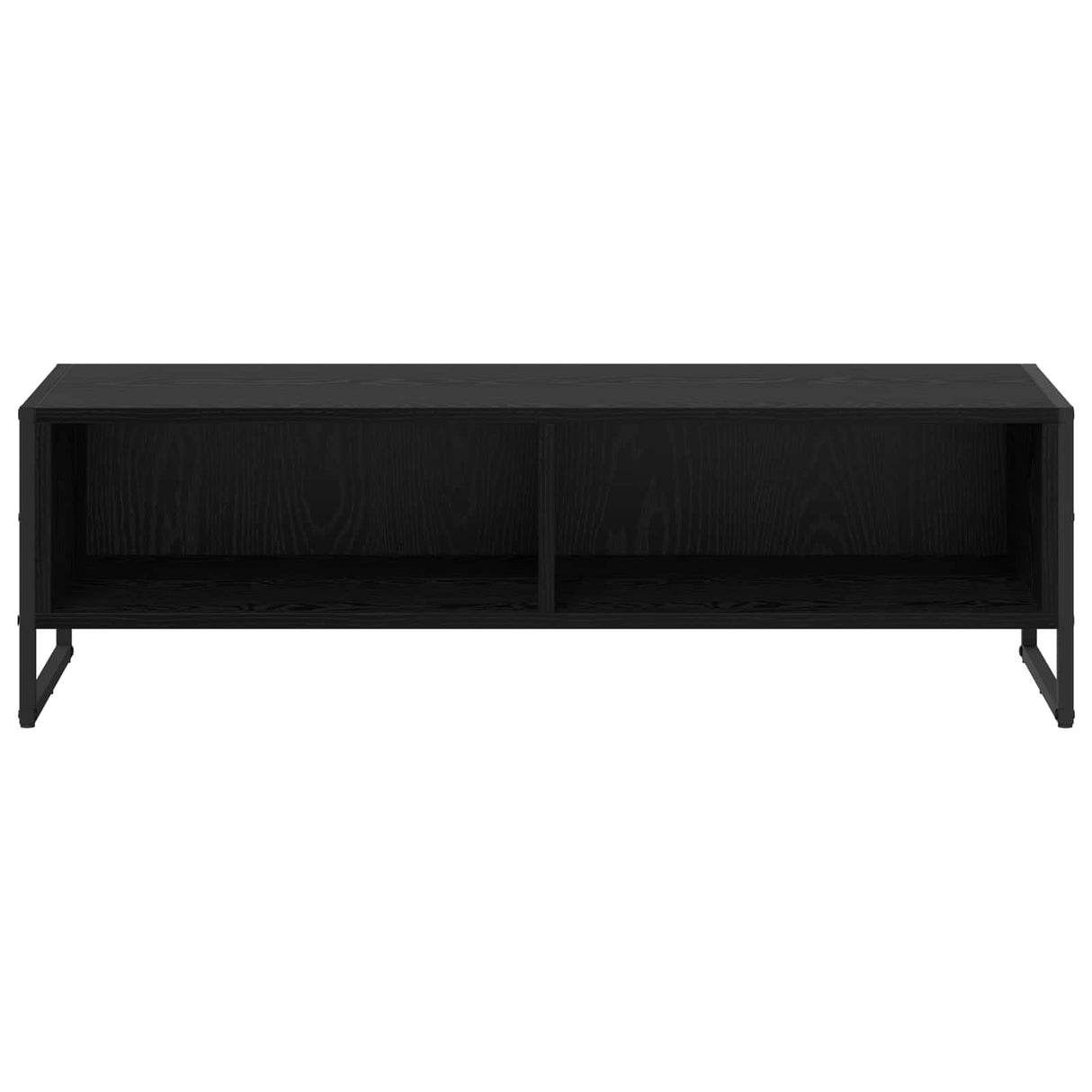 vidaXL TV Cabinet Black Oak 100 x 36.5 x 30.5 cm Engineered wood