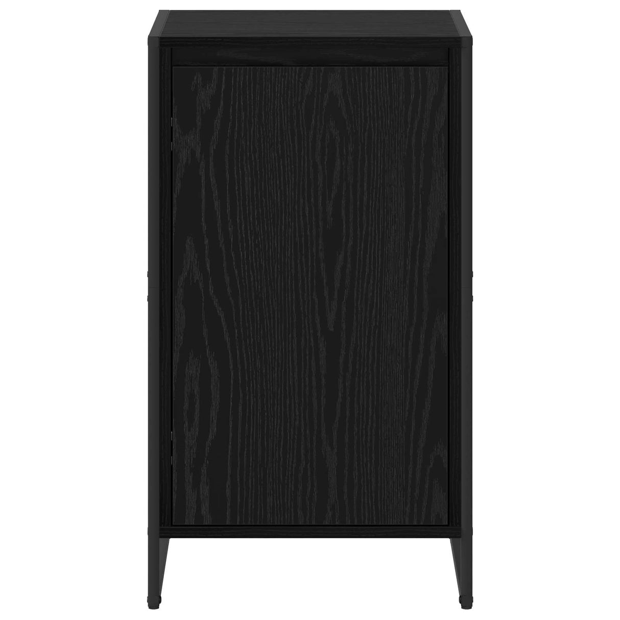 vidaXL Dressoir Zwart Eiken 43 x 36 x 75,5 cm Bewerkt hout
