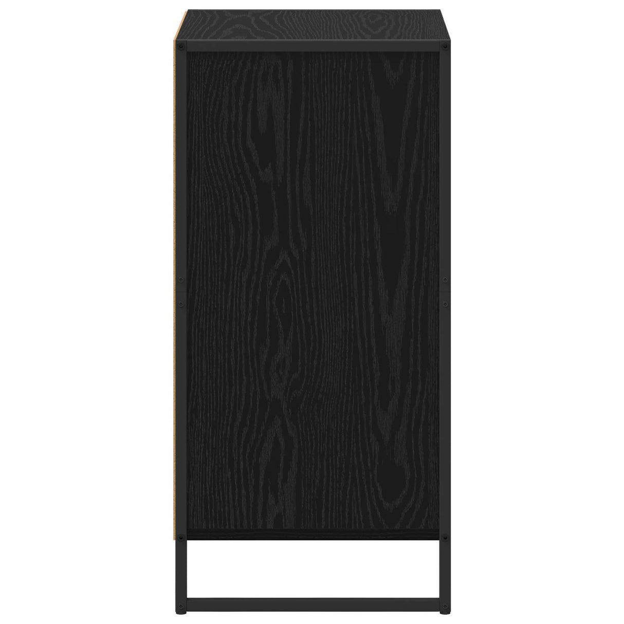 vidaXL Dressoir Zwart Eiken 43 x 36 x 75,5 cm Bewerkt hout