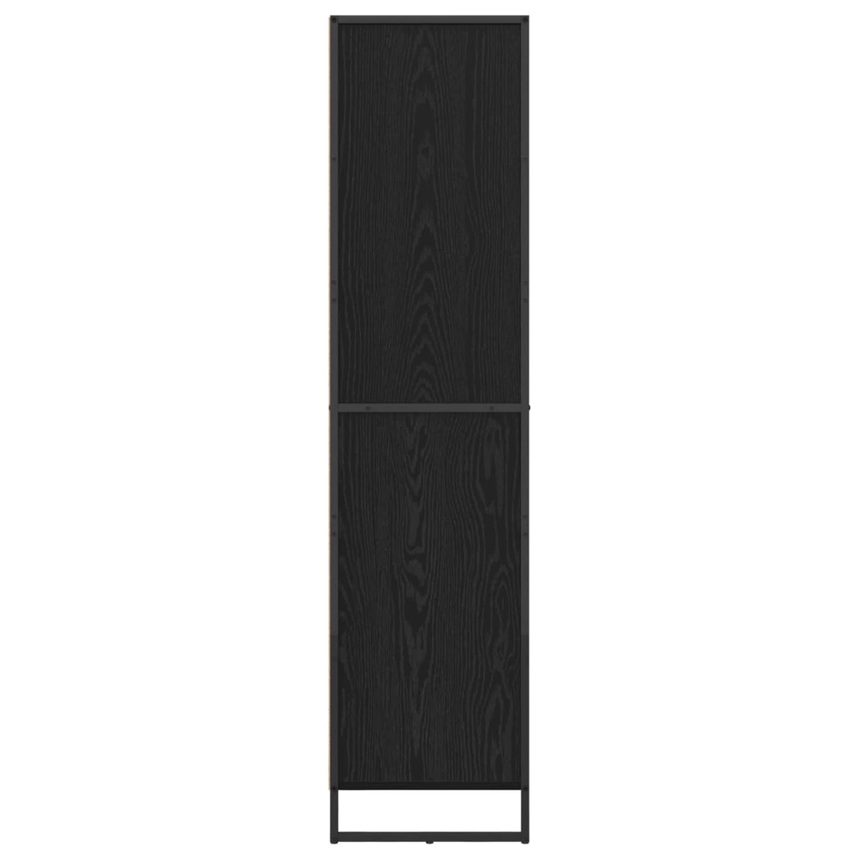 vidaXL Boekenkast met lade Zwart Eiken 43 x 36 x 150.5 cm Bewerkt hout