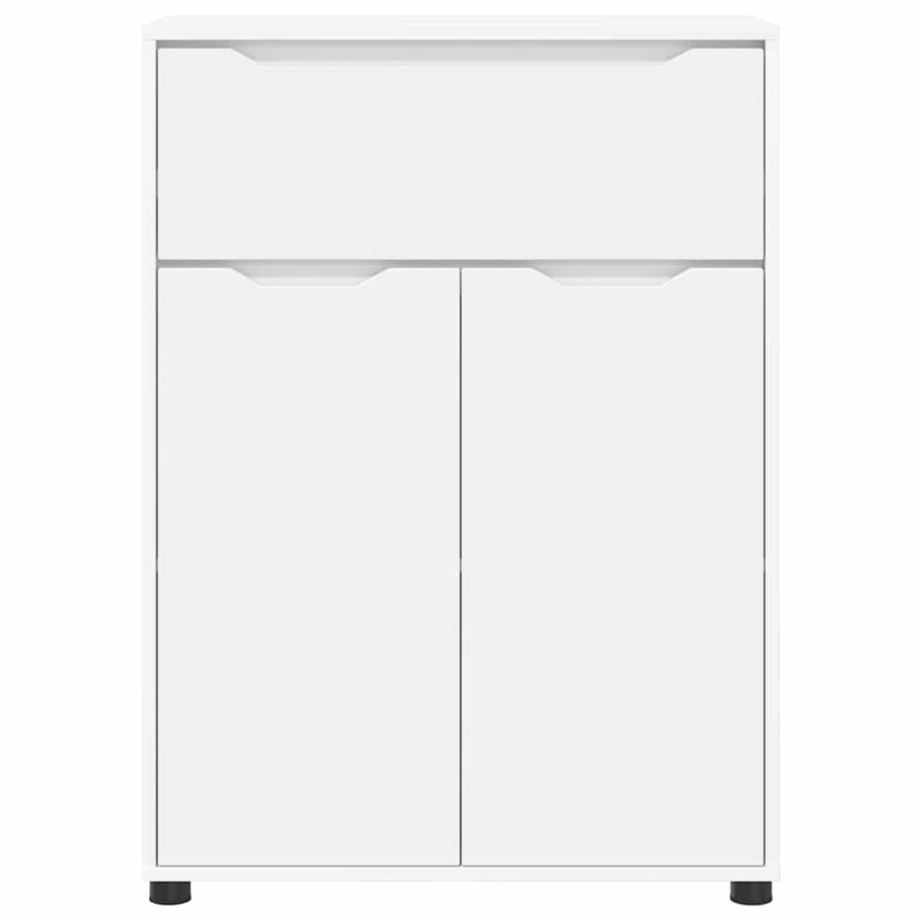vidaXL Badkamerkast met lade Wit 72,5 x 36,5 x 100 cm Bewerkt hout