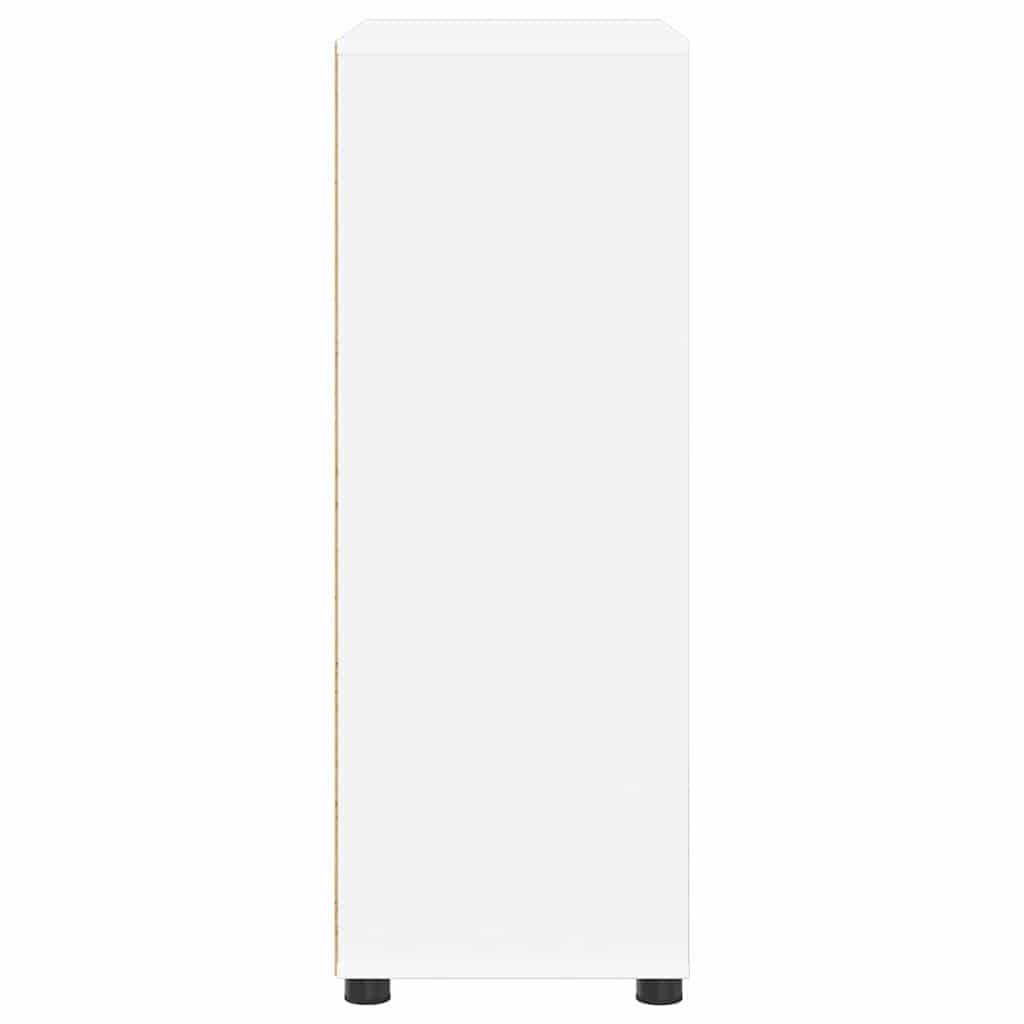vidaXL Badkamerkast met lade Wit 72,5 x 36,5 x 100 cm Bewerkt hout