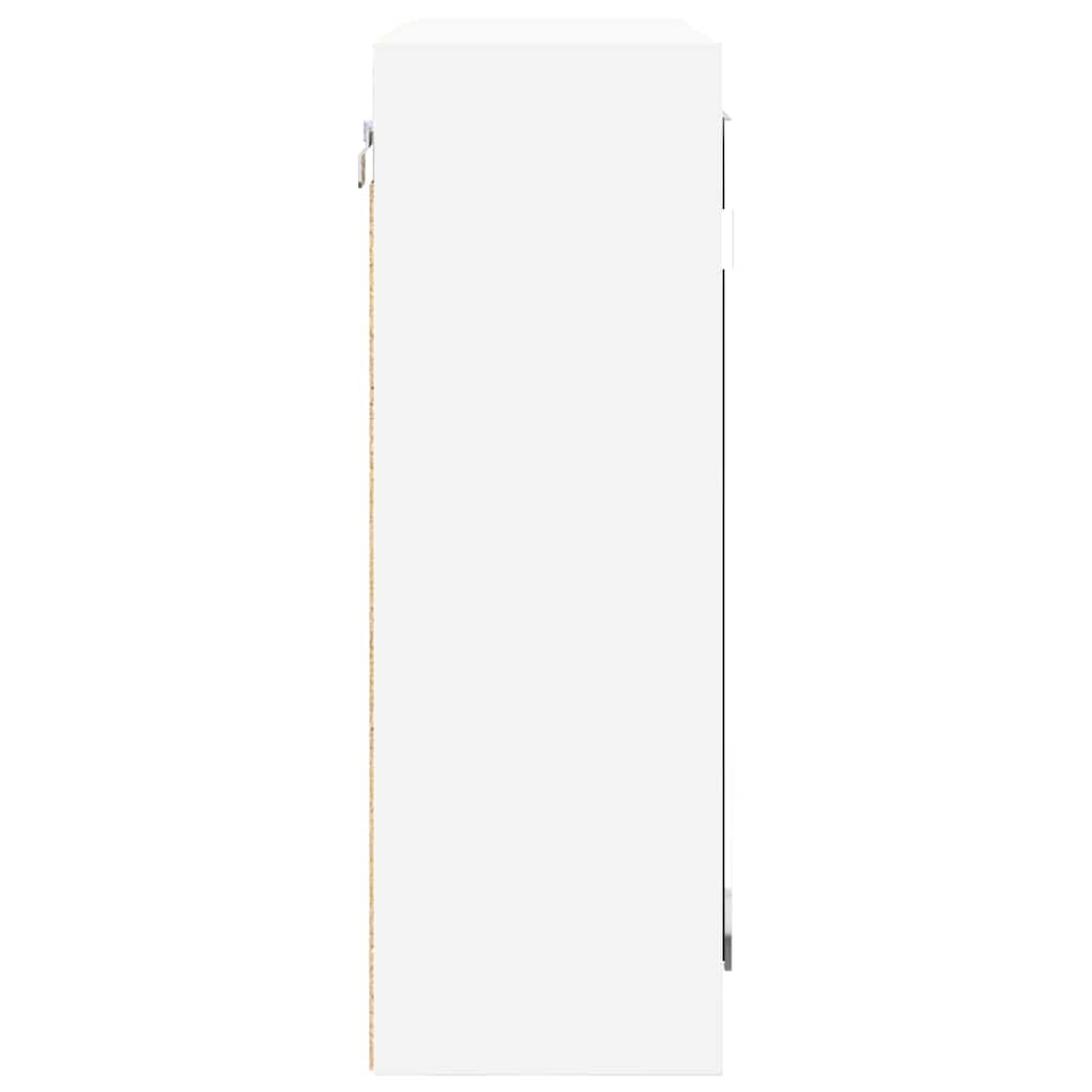 vidaXL Bathroom Mirror Cabinet with Shelf White 60x20x60 cm Engineered Wood
