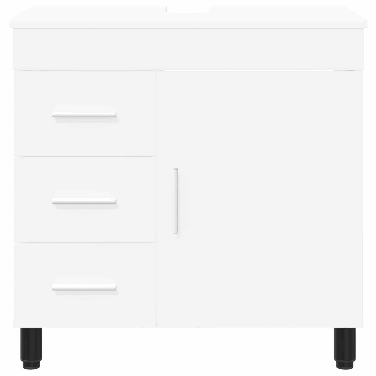 vidaXL Bathroom Vanity Unit White 60 x 35 x 60 cm Engineered Wood