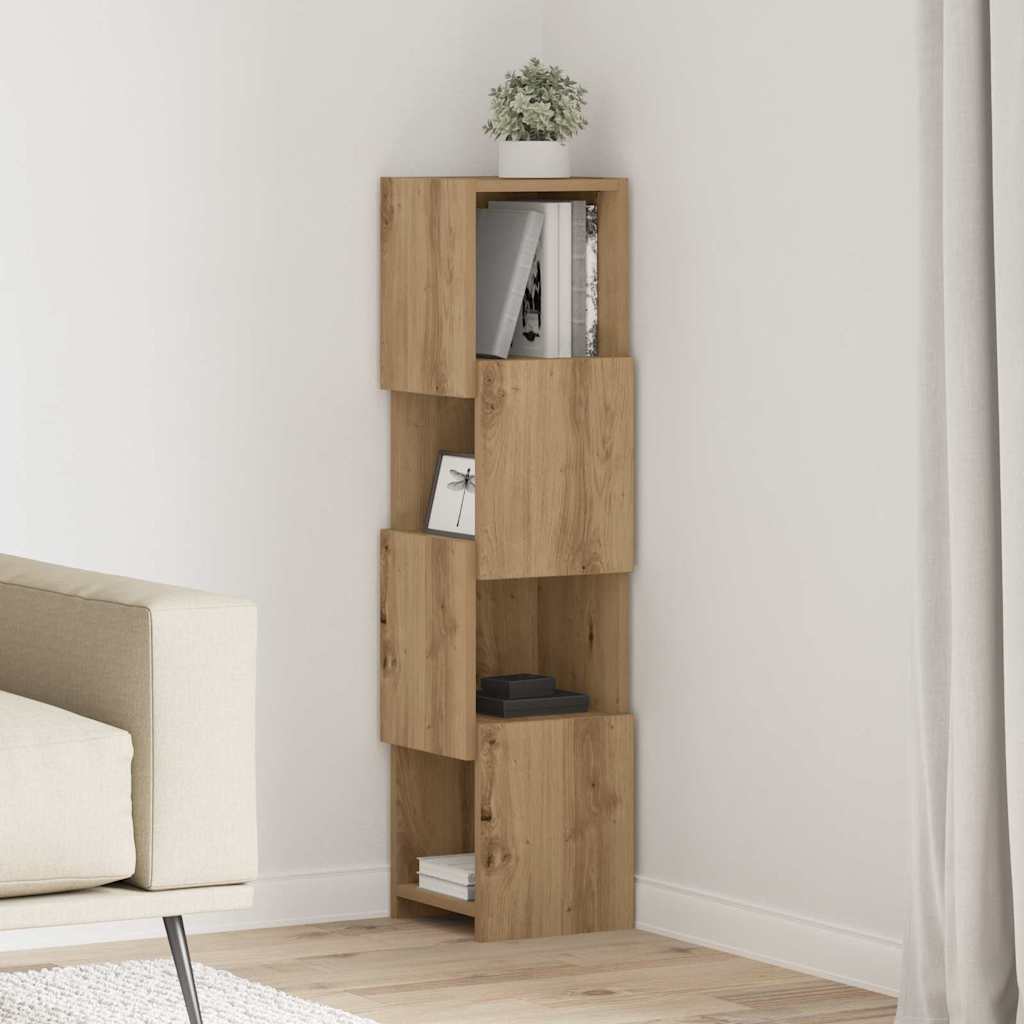 vidaXL Hoekkast 25,5x25x102cm Bewerkt hout