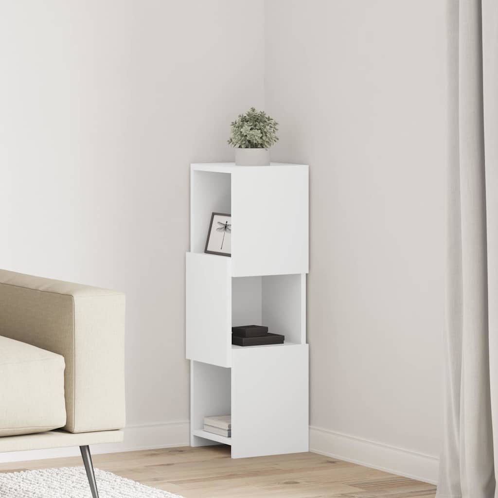 vidaXL Hoekkast 25,5x25x102cm Bewerkt hout